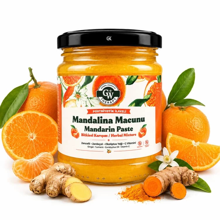 GW Therapy mandarin paste with oranges and ginger